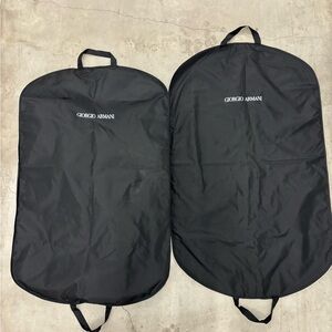 2 Giorgio Armani Zippered Garment Bags
